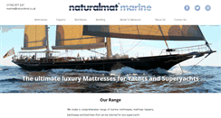 Desktop Screenshot of naturalmatmarine.co.uk